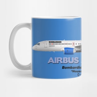 Airbus A220-300 - Bombardier "House Colours" Mug